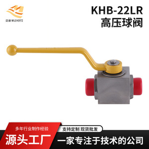 Válvula de Bola de Acero Inoxidable KHB 22LR de 1 Pulgada con Rosca Externa para Operación Manual Hidráulica de Aceite - Product Image 5