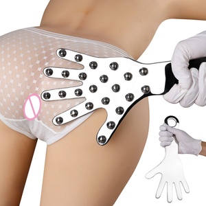 Pala de castigo de acero inoxidable Iron Palm con púas/lado liso, juguete de impacto BDSM para juegos de castigo en pareja, herramienta de castigo intensa - Product Image 1