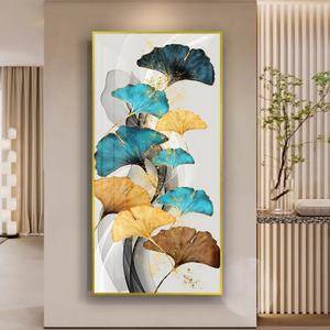 Elegancia Moderna: Decoración de Pared de Porcelana de Cristal con Cuadro de Leones y Luces LED - Product Image 4