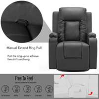 LEYNVO OEM/ODM Canapé électrique moderne en cuir PU avec fonction de levage et de massage pour personnes âgées