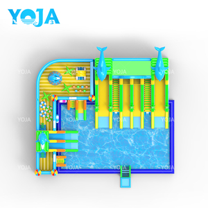 Piscine gonflable géante tropicale pour parc aquatique commercial extérieur, idéale pour enfants et adultes - Meilleures ventes - Product Image 6