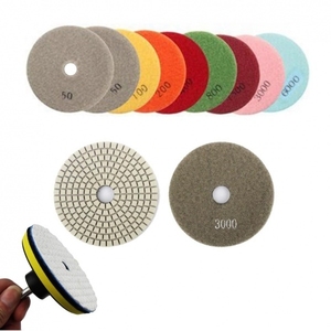 4 Inch Stone <b>Polishing</b> Pad Wet Dry Diamond Abrasive Disc - Product Image 1