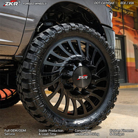 Jantes forgées ZKR Dually 8x6.5 8x180 8x200 8x210 10x225 10x285 22 24 26 pouces 8 trous 10 trous pour camions Ford F-350 F-450 GMC