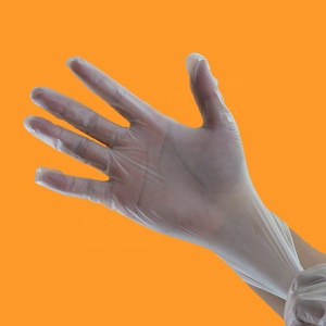 Comida guante de vinilo 4,0 gramos descartables libres de polvo de pvc guante - Product Image 4