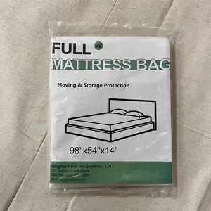 Qingdao Factory Manufacture Plastic Biodegradable Mattress Bag For Moving