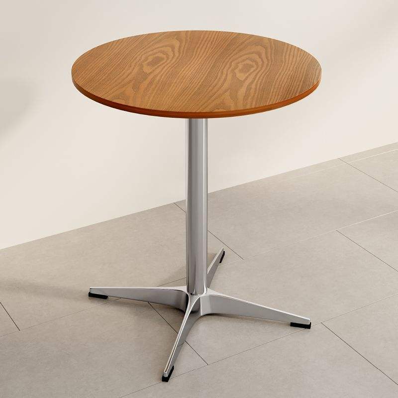 Style minimaliste urbain - table ronde à structure métallique [60cm]