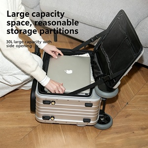 Maleta Motorizada FUTUREJOY Directo <span class=keywords><strong>de</strong></span> Fábrica <span class=keywords><strong>de</strong></span> 20 Pulgadas con Portavasos y Puerto USB, Embalaje Personalizado, Envío Rápido - Product Image 6
