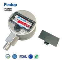Festop Digital Pressure Gauge 0-1.6MPa Shock Resistant Digital Manometer for Water Oil Gas Hydraulic Vacuum Pressure Measurement