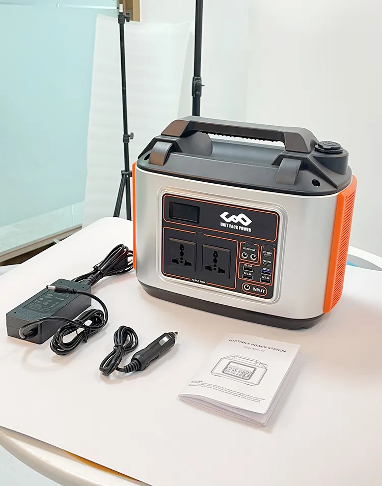 Portable Power Station With Solar Panel Charging