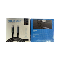 NOUVEAU Câble de données double type C 40 Gbps Câble USB C Câble de transfert de données USB-C PD100w 240W 5A 40 Gbps 8K 60HZ Vidéo Câble USB4 Thunderbolt4