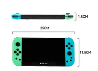 X80 PRO Layar IPS 7 inci Penuh Warna Konsol Game Genggam 16GB Joystick Ganda Prosesor Quad-core Wi-Fi Baterai 3000mAh 10000