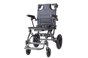 2024新设计工厂价格热卖手动轻型豪华轮椅，带手闸和拉杆，带CE/ISO - Product Image 6