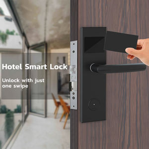 Kadonio מפעל סיטונאי נירוסטה ללא מפתח חכם RFID כרטיס מנעול דלת עץ אלקטרוני למלון - Product Image 2