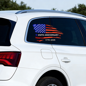 11 Designs USA Adesivo Lenticolare 3D Animato per Anniversario e Giorno dell'Indipendenza, Adesivo per Auto con Personaggio Anime Vegeta - Product Image 5