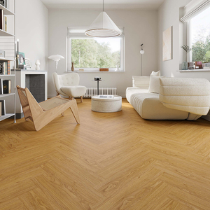 Suelo SPC en Espiga, con Certificación SGS, CE y RoHS, 5mm, Compuesto de Piedra y Plástico, para Proyectos Comerciales, Sin Base Adhesiva, SPC en Espiga - Product Image 2