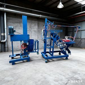 Máquina de Pulverización Grc con Tolva de 100L de Alta Eficiencia para la Aplicación de Mortero en la Construcción de Paredes - Product Image 1