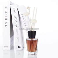 Vente en gros de flacons en verre vides de luxe pour diffuseur de parfum, 30/50/100 ml, avec bouchon, pour parfum et parfum d'ambiance, impression sérigraphique disponible