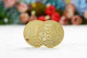 Pièces commémoratives 3D personnalisées en alliage d'or avec logo miroir, souvenirs créatifs, objets de collection culturels - Product Image 5