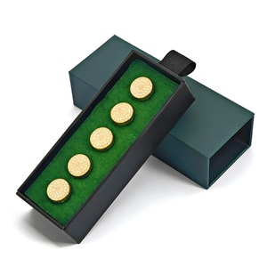 Botón de metal dorado KUNSHUO para ropa Baju Melayu, botón personalizado con logo de marca para camisas y ropa Baju Melayu - Product Image 2