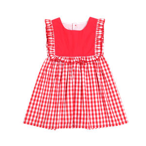 2026 nuova estate Custom ragazze abiti a balze maniche da <span class=keywords><strong>bambina</strong></span> <span class=keywords><strong>abbigliamento</strong></span>, vestito da bambino carino all'ingrosso per OEM & Branding - Product Image 3