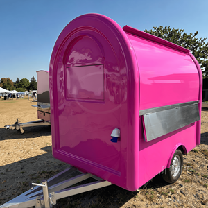 Kahve ve dondurma ikram tam servis arabası dahil için özelleştirilebilir Mini açık mobil gıda kamyonu çekilebilir mutfak ekipmanları - Product Image 4