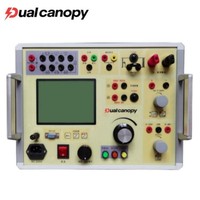 Testeur de protection de relais monophasé à double canopy avec injection de courant secondaire pour 220V AC, protection IP55, garantie 1 an