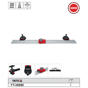 เครื่องตัดกระจกยี่ห้อเยียร์ตัว ใบมีดเพชร 120 ซม. เครื่องมือตัดกระจกสำหรับงานอุตสาหกรรม - Product Image 2