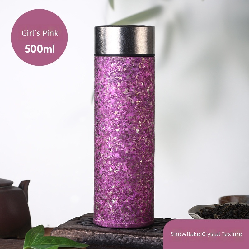 Poudre rose "Fleur de Glace" pour fille, 500 ml
