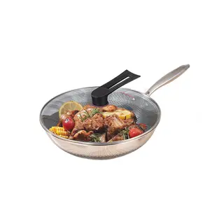 Processo speciale 316 acciaio inossidabile Wok antiaderente strato resistente all'usura Wok Pan