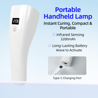Lampe de séchage pour ongles en gel sans fil, alimentée par batterie, mini lampe à ongles, lampe de séchage pour vernis à ongles, pour un séchage rapide des ongles en gel