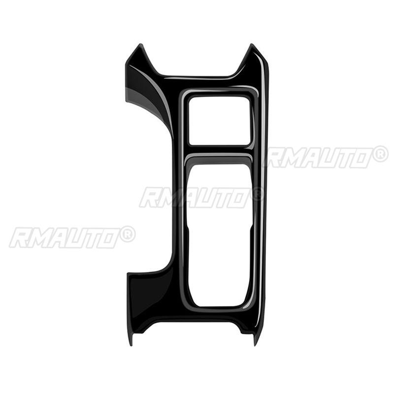 Cache de garniture de levier de vitesse droit, noir brillant