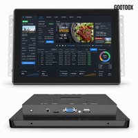 Monitor de Pantalla Táctil de 7/10.1/13.3/15.6/21.5 Pulgadas, Controlador de Barrera Táctil Capacitiva Integrado para Estacionamiento Automatizado, 10 Puntos