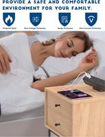 Pince de bureau 3 prises CA Pince multiprise de bureau Station d'alimentation de charge USB Pince de protection contre les surtensions Prise d'alimentation