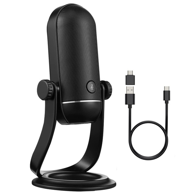 Original Factory Alabs Iron 192 Donner Zealsound USB ASMR Best Streaming Microphone for Recording , Condenser Computer PC Mic