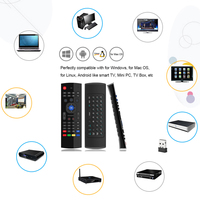 Nouveau modèle apple BT 2.4G airmouse télécommande vocale T9 pour android TV Box