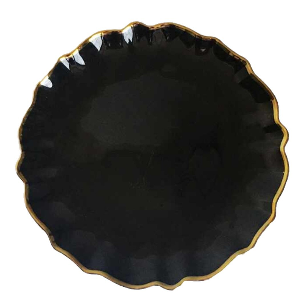 Black gold rimmed