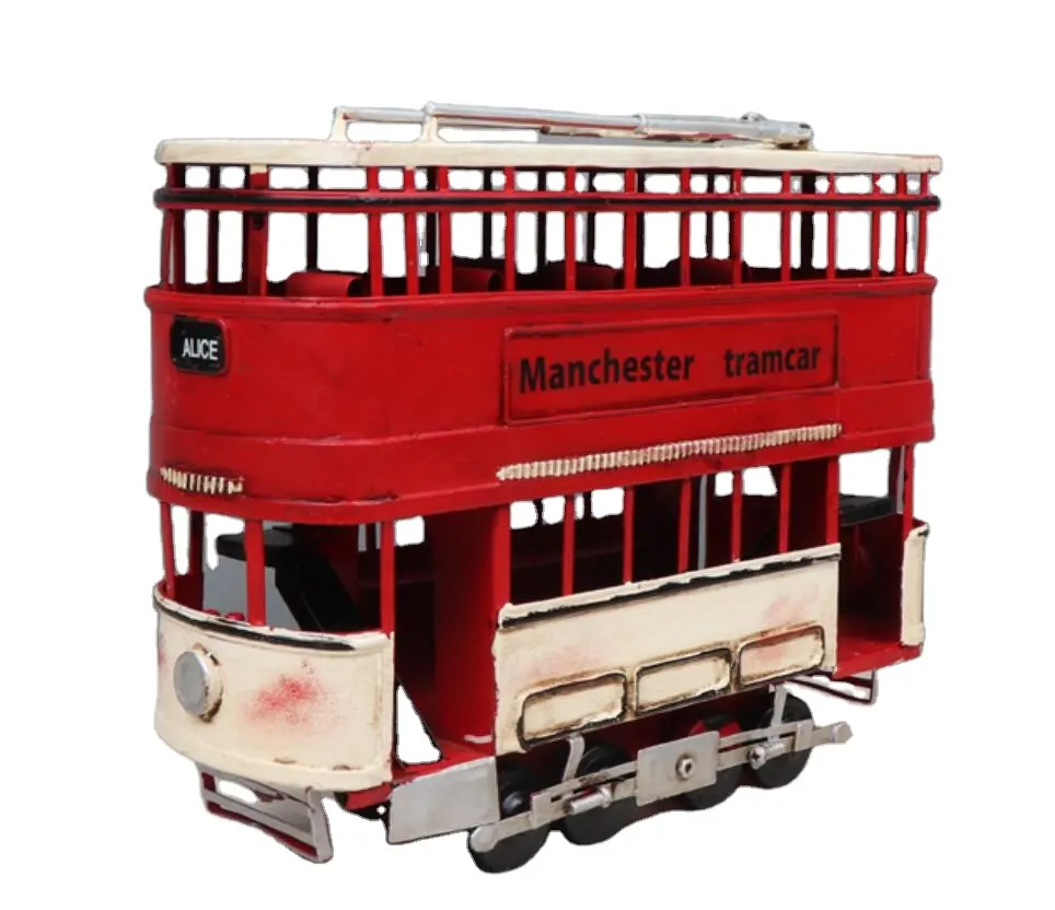 Originale Double Decker Red Classic London Sightseeing bus model toy bambini early education puzzle cognitivo