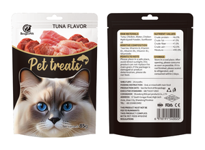 Alimento Húmedo para Gatos, 85g*12 Bolsas, Rico en Proteínas, con Pollo, Conejo y <span class=keywords><strong>Mejillones</strong></span>, para Aumentar de Peso y Humectación, Sin Granos - Product Image 2