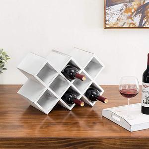 <span class=keywords><strong>Casier</strong></span> à vin en <span class=keywords><strong>bois</strong></span> de style géométrique en <span class=keywords><strong>bois</strong></span> de décor à la maison <span class=keywords><strong>Casier</strong></span> à vin en <span class=keywords><strong>bois</strong></span> pour 8 <span class=keywords><strong>bouteilles</strong></span> - Product Image 3