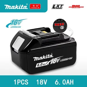 <span class=keywords><strong>Batterie</strong></span> au lithium rechargeable 18V6.0Ah Makita 18V BL1840 BL1830 BL1850 <span class=keywords><strong>BL1850B</strong></span> <span class=keywords><strong>Batterie</strong></span> d'outil Makita d'origine - Product Image 1