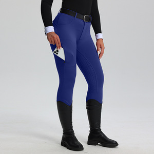 <span class=keywords><strong>Pantaloni</strong></span> da Equitazione Professionali in Poliestere/Spandex <span class=keywords><strong>per</strong></span> Donna, Quattro Stagioni, Comodi, Resistenti all'Usura, Antiscivolo, Morbidi e Traspiranti - Product Image 1