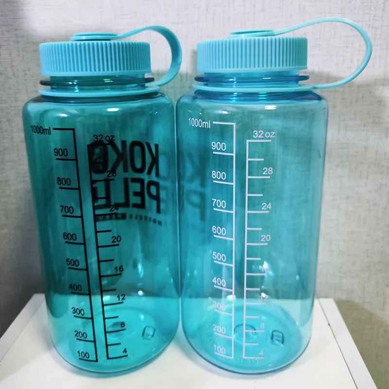 1000ml 32oz BPA FREE Big Capacity Tritan Material Classic Outdoor Plastic Sports Water Bottle With Custom Logo 24oz 38oz 48oz