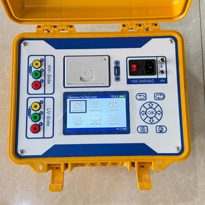 เครื่องทดสอบอัตราส่วนรอบหม้อแปลงไฟฟ้าสามเฟส รองรับแรงดันไฟฟ้าเข้า AC100-240V พร้อมตัวเลือกภาษาอังกฤษ/สเปน/รัสเซีย/จีน 4 <span class=keywords><strong>ภาษา</strong></span> - Product Image 4