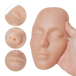 Piel de Práctica de Silicona Premium para Tatuajes y Microblading, Maniquí Facial para Práctica de Maquillaje Permanente de Cejas y Labios - Product Image 4