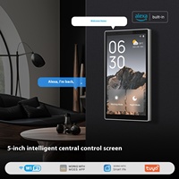 Panneau tactile vocal pour toute la maison, passerelle d'automatisation sans fil Tuya WiFi Zigbee pour système multi-pièces Google Home