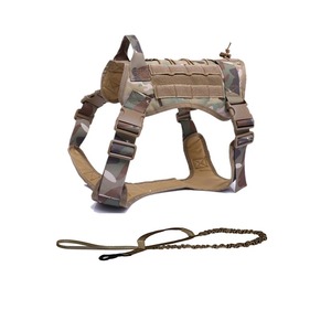 Harnais tactique tendance pour chien, idéal pour l'aventure, la randonnée et l'entraînement – Gilet respirant et réglable en <span class=keywords><strong>nylon</strong></span> robuste pour animaux de compagnie - Yilin Pet - Product Image 5