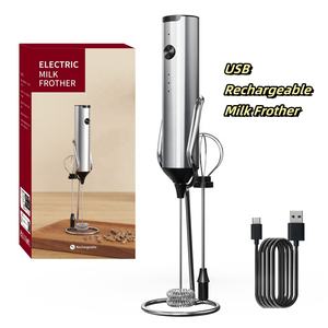 All'ingrosso USB ricaricabile a mano latte frizzante eco-friendly elettrico frusta caffè schiuma Mixer per Matcha collagene - Product Image 1