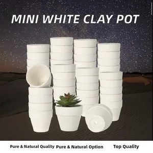 Pots en terre cuite Art Déco, lot de 24, 3,15 pouces, mini-trous de drainage, kit intérieur/extérieur, plantes succulentes, fleurs, cactus - Product Image 4