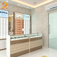 Muebles Modulares Personalizados para Ópticas, Mostrador de Vidrio Ecológico, Exhibidor de Pared para Gafas de Sol, Venta al por Mayor