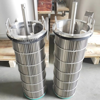 Johnson Screen Wedge Wire Screen untuk Filter Air Limbah Internal Rotary Drum Screen